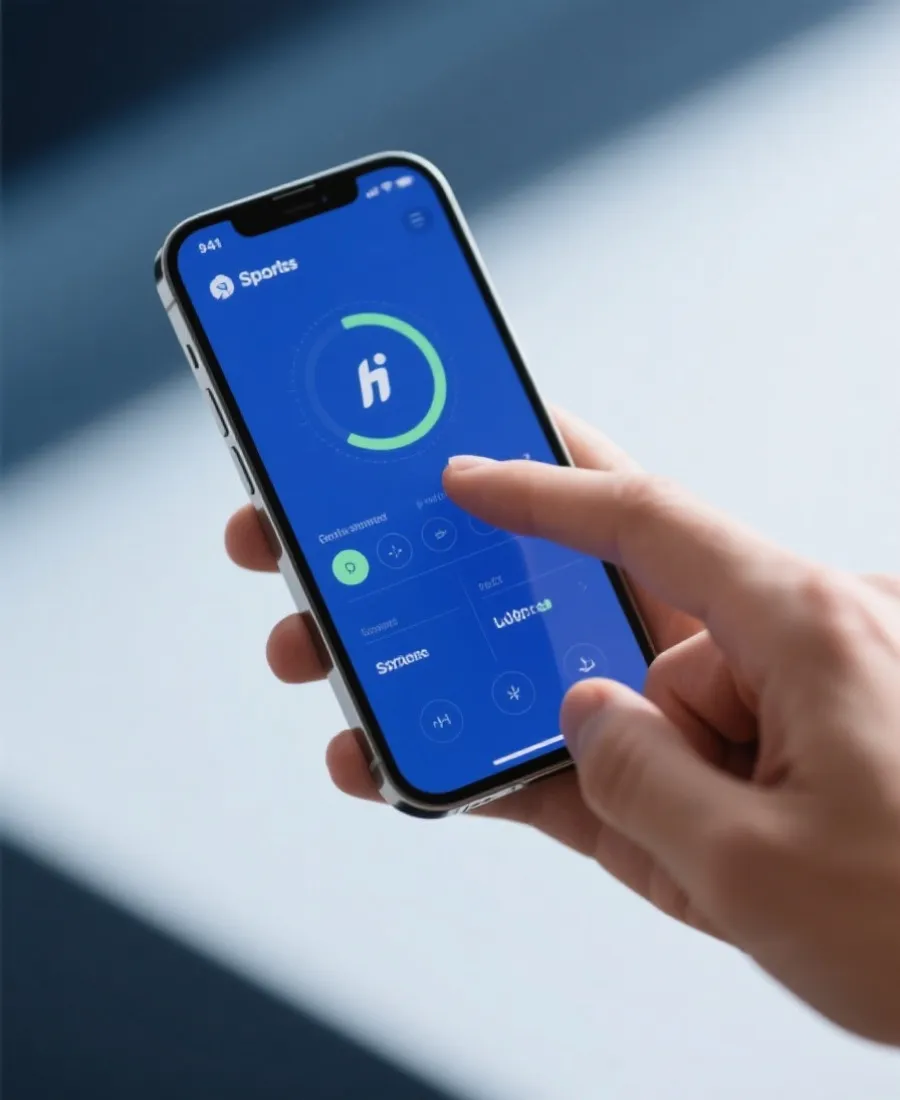 用户使用体育APP查看赛事内容